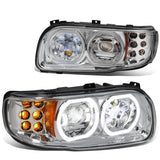 08-15 Peterbilt 388 / 08-21 389 / 14-21 567 Clear Headlights