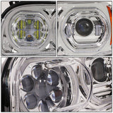 08-15 Peterbilt 388 / 08-21 389 / 14-21 567 Clear Headlights