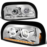 96-10 Freightliner Century Projector Headlights - Clear