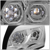 96-10 Freightliner Century Projector Headlights - Clear
