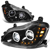 13-21 Kenworth T680 Projector Headlights - Black