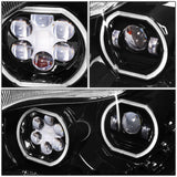 13-21 Kenworth T680 Projector Headlights - Black