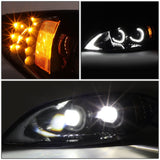 09-18 International Harvester ProStar Full LED Headlights - Black