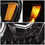 11-20 Peterbilt 579 LED Headlights - Black
