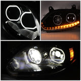 2017-2021 International Harvester LT625 Black Headlights