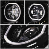 2017-2021 International Harvester LT625 Black Headlights