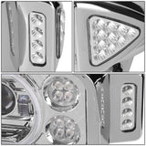 81-88 Peterbilt 359 / 87-07 379 / 08-21 389 LED Clear Headlights