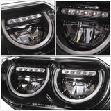 2008-2014 Dodge Challenger Black Housing Headlights