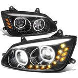 08-19 Kenworth T170/T270/T370 16-19 T300 08-18 T660 11-15 T700 Black Headlights