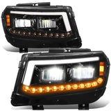 2014-2015 Chevrolet Camaro Full LED Headlights - Black