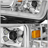 2018-2020 Ford F150 Chrome LED Headlights