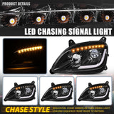 13-20 Peterbilt 579 / 11-18 Peterbilt 587 Black Headlights