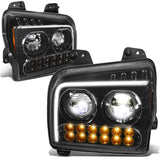 2019-2022 Kenworth W990 Black Headlights