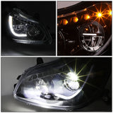 2013-2021 Kenworth T680 Black Headlights
