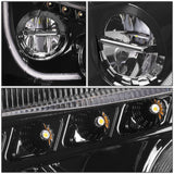 2013-2021 Kenworth T680 Black Headlights