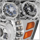 2006-2017 Hino 145/165/185/238/258/268/338 Chrome Headlights