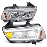 2011-2014 Dodge Charger Chrome Headlights