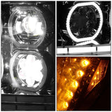 Ford F250/F350 Chrome Headlights