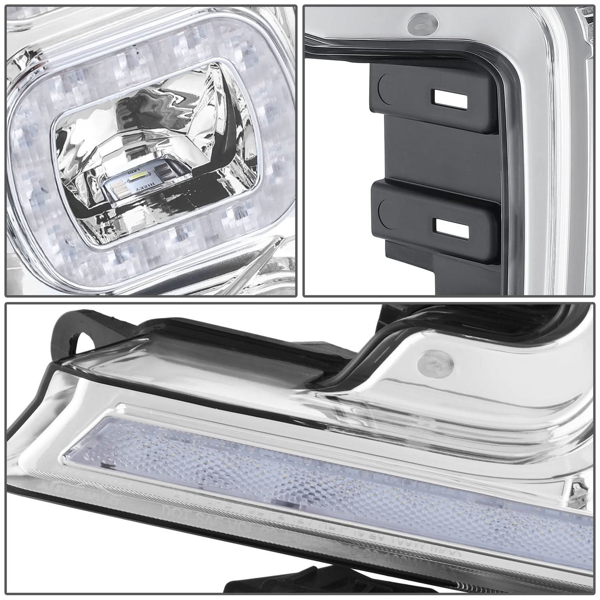 2018-2019 Ford F150 Chrome Headlights