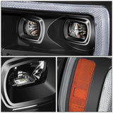 21-23 Ford F-150 LED Sequential Turn Signal Headlights Black
