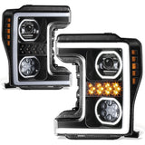 2017-2019 Ford F-250/F-350/F-450 Super Duty 3D Light Bar Headlights