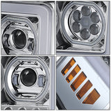 17-19 Ford F-250/F-350/F-450 Super Duty LED Headlights w/ Sequential Turn