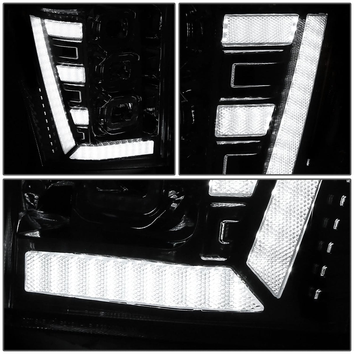 11-16 Ford F-250/F-350/F-450 Super Duty 3D Light Bar Headlights