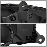 2008-2017 Kenworth T660 LED Sequential Projector Headlights Black