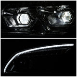 2008-2017 Kenworth T660 LED Sequential Projector Headlights Chrome
