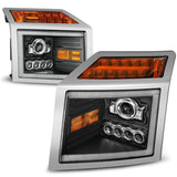 18-25 Mack Anthem LED Projector Conversion Headlights - Black