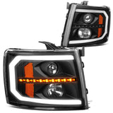07-14 Chevrolet Silverado LED DRL Sequential Turn Signal Headlights