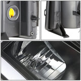 07-14 Chevrolet Silverado Rectangle LED DRL Headlights Black Housing