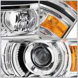 14-15 Chevrolet Silverado 1500 LED Projector Headlights Chrome
