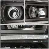 02-09 Chevrolet Trailblazer LED DRL OE Style Headlights - Black