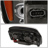02-09 Chevrolet Trailblazer LED DRL OE Style Headlights - Black