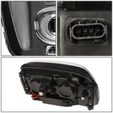 02-09 Chevrolet Trailblazer LED DRL OE Style Headlights - Black Housing