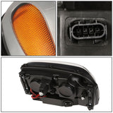 2002-2009 Chevrolet Trailblazer LED DRL Headlights - Chrome Housing