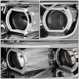 19-21 Ford Ranger Switchback Sequential LED DRL Headlights - Chrome