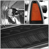 99-04 Ford F-250/F-350/Excursion LED DRL Headlights Black/Amber