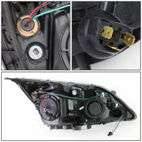 07-11 Honda CR-V Projector Headlights Black Housing Amber Corner