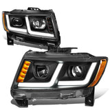 2011-2013 Jeep Grand Cherokee Projector Headlights - Black Housing