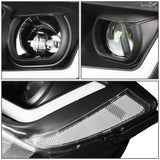 2011-2013 Jeep Grand Cherokee Projector Headlights Black Housing