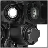 14-16 Jeep Grand Cherokee Projector Headlights Black Housing Amber