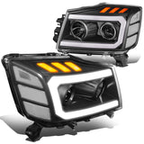 04-15 Nissan Titan / 05-07 Armada 3D LED DRL Projector Headlights