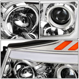 04-15 Nissan Titan / 05-07 Armada 3D LED DRL Projector Headlights