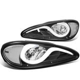 99-05 Pontiac Grand Am 3D LED DRL Projector Headlights Black/Clear