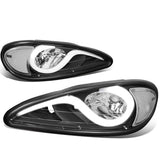 99-05 Pontiac Grand Am 3D LED DRL Projector Headlights Black/Clear
