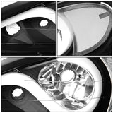 99-05 Pontiac Grand Am 3D LED DRL Projector Headlights Black/Clear