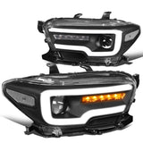 2016-2020 Toyota Tacoma Sequential LED DRL Projector Headlights