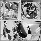 07-13 GMC Sierra L-Bar Halo Projector Headlights Chrome Housing